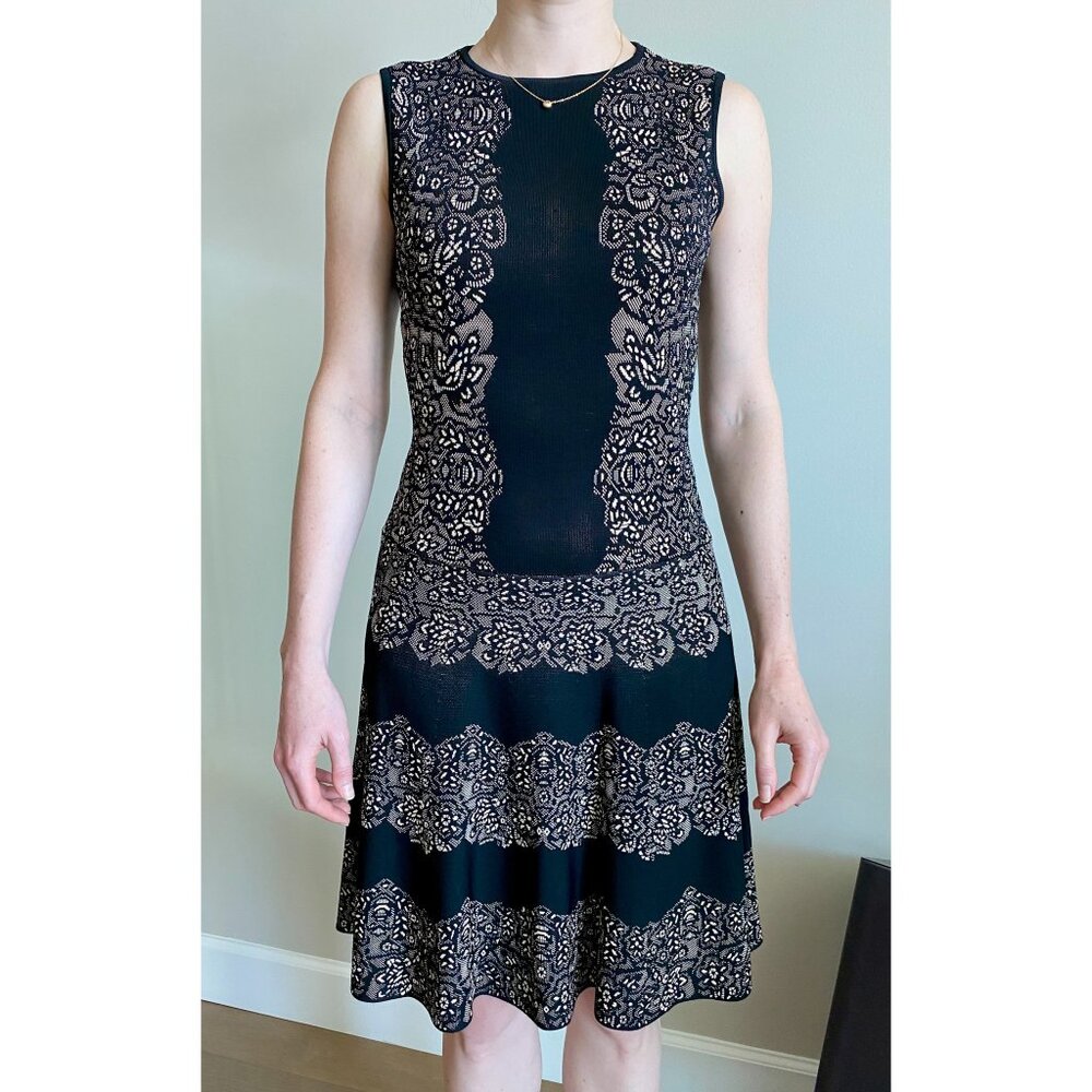 BCBGMAXAZRIA Wilma Jacquard Knit Dress